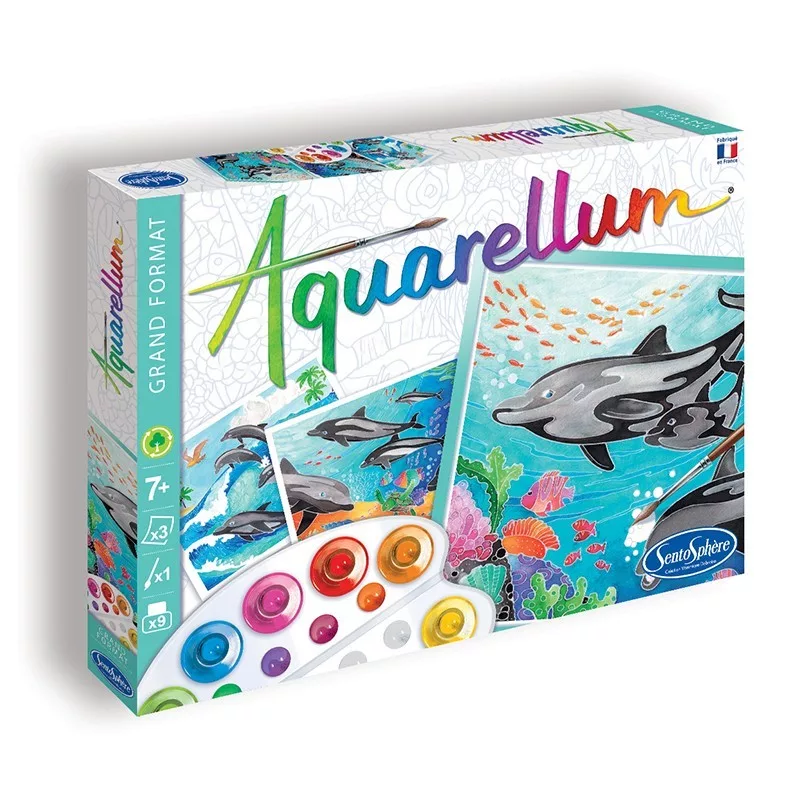 Aquarellum nagy vízfestőkészlet - delfines