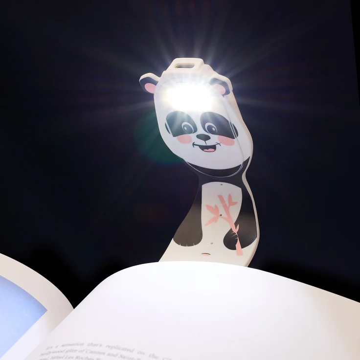 Könyvjelző olvasólámpa újratölthető - Flexilight Panda