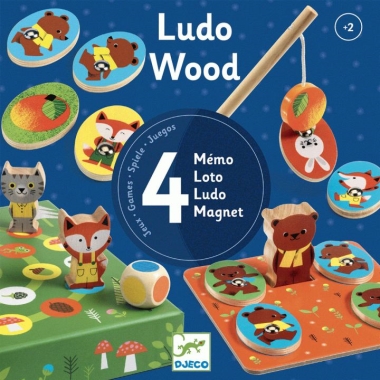 Társasjáték - Négy pajti - Ludo Wood