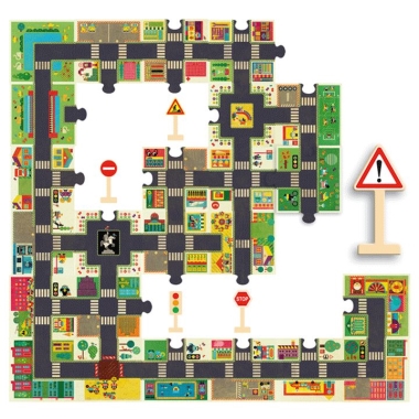 Óriás puzzle - A város - The city