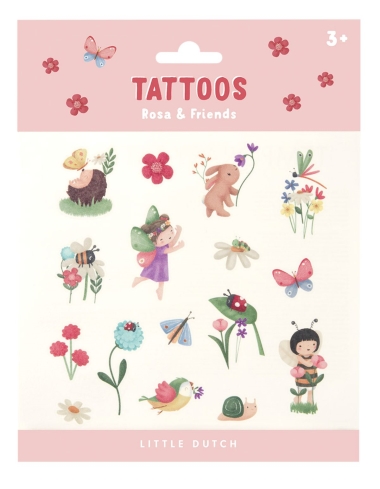 Little Dutch tetováló matricák - Rosa és barátai